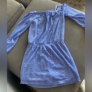 Lilly Pulitzer blue lace skirt romper